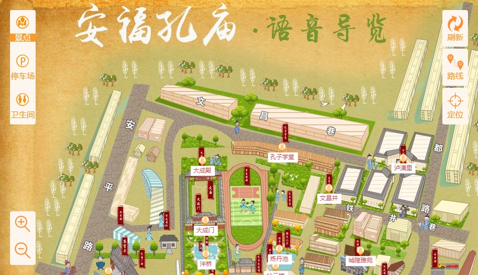 泸县手绘地图：智慧景区智能化服务的延伸